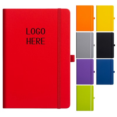 A5 Hardcover Notebook With Strap