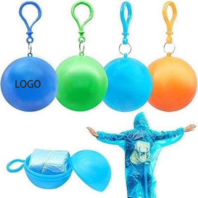 Spherical compressed raincoat disposable raincoat adult children raincoat mountain climbing travel o