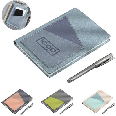 A5 PU Leather Slip Pocket Notebooks w/ Pen