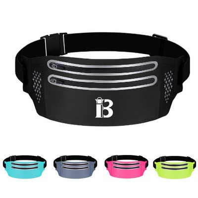 Dual Zipper Waterproof Sports Fanny Pack