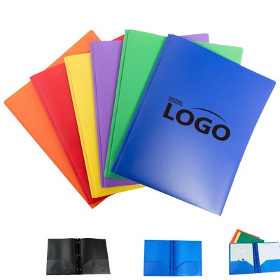 Plastic Folders with Two Pockets