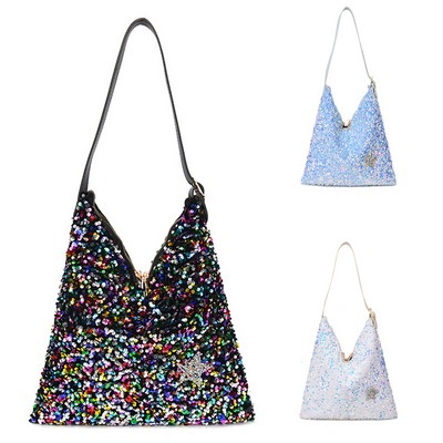 Glittering Sequin Tote