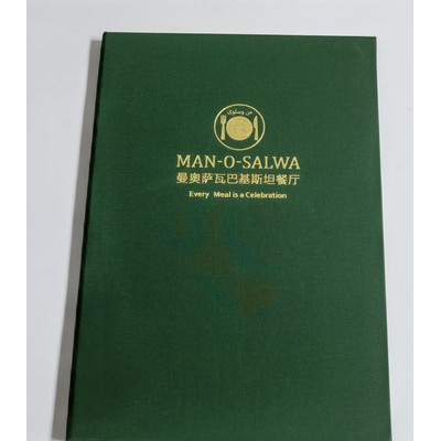 Fully Customized Faux Leather Soft Menu Covers