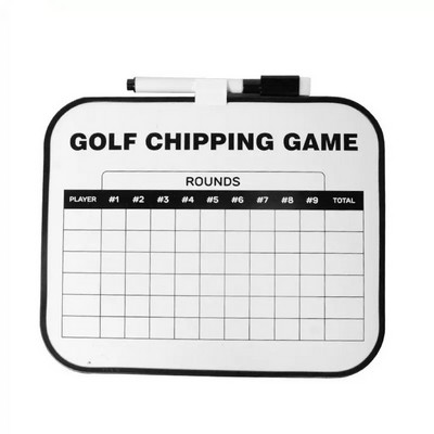 Golf Scoreboard Erasable Whiteboard W/ Pen