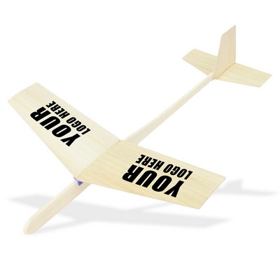 8" Wooden Airplane Toy