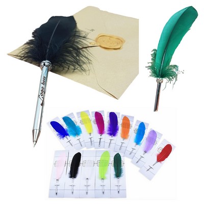 Creative Quill Pen Ballpoint Feather Christmas Gift