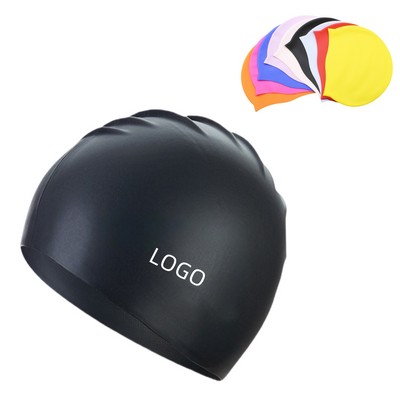 High Elastic Unisex Silicone Swimming Cap