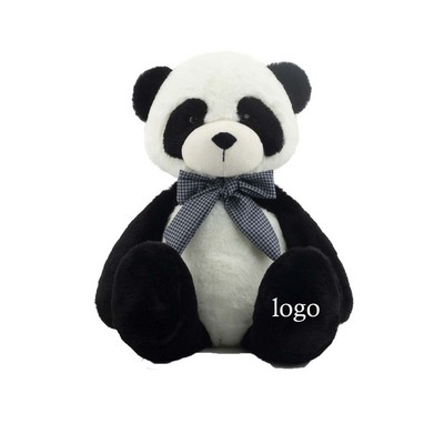 Bowknot Panda Stuffed Animal
