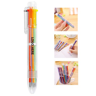 6" 1 Multicolor Ballpoint Pen