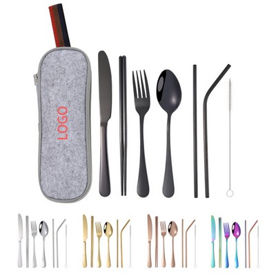 Stainless Steel Student Travel Portable Cutlery