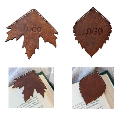 Leather Leaf Bookmark