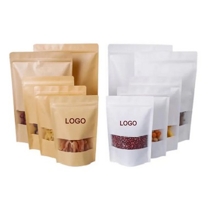 Reusable Stand-Up Food Storage Bag w/ Window