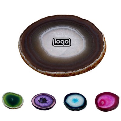 Natural Agate Cup Coffee Coaster