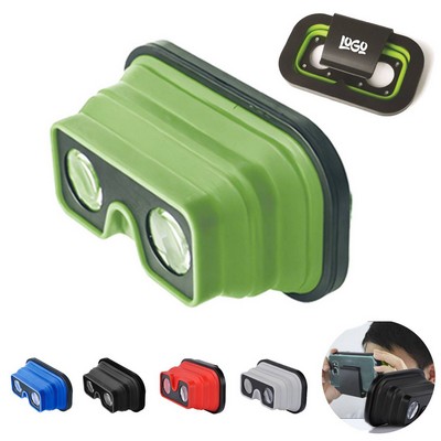 Foldable Silicone 3D VR Glasses