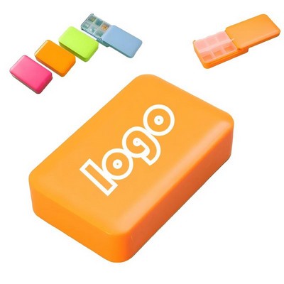 Six-Compartment Sealed Pill Organizer