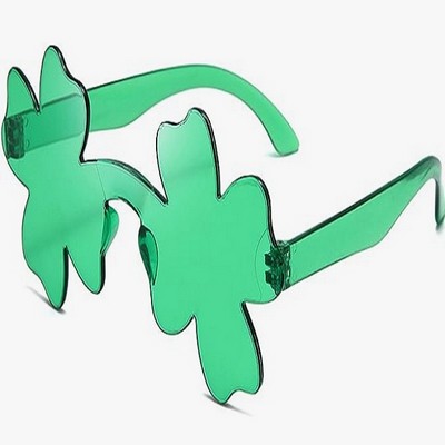 Four-leaf clover glasses