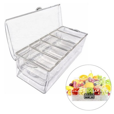 Transparent Dividable Fruit Tray Box