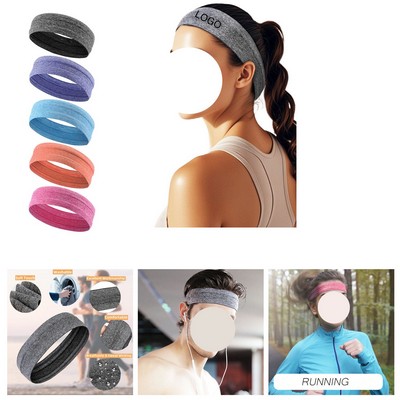 Silicone Grip Sports Headband