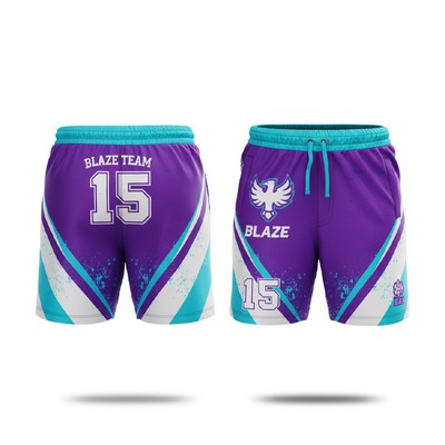 Men's & Kids' Sublimation Short Length Training Shorts w/