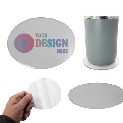 Clear Acrylic Drinking Cup Coaster