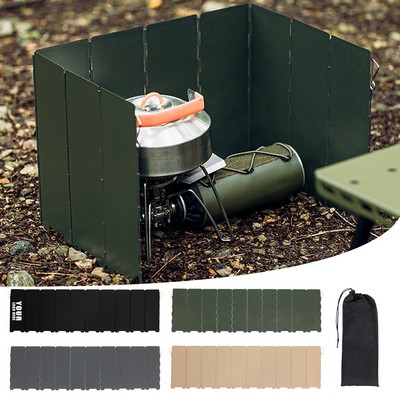 Outdoor Camping Stove Windshield Panel