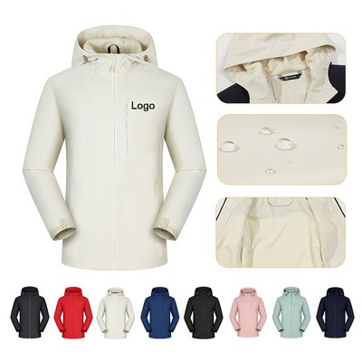 Spring Lightweight Waterproof Windbreaker Rain Jacket