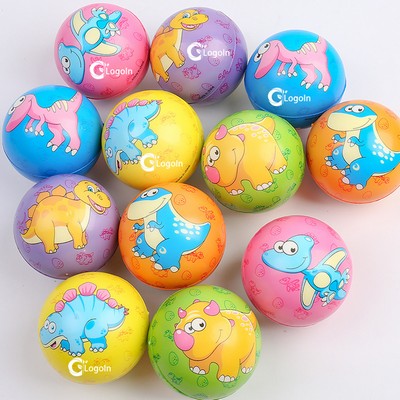 2.52" Foam Dinosaur Stress Relief Squeeze Toys Ball