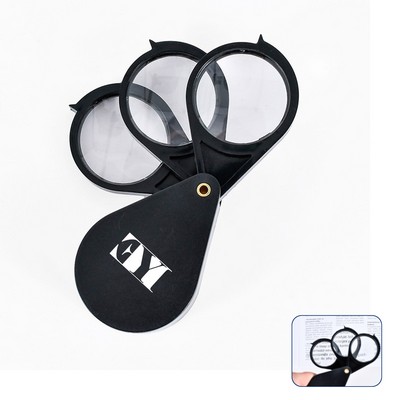 3 Lens Folding Magnifier