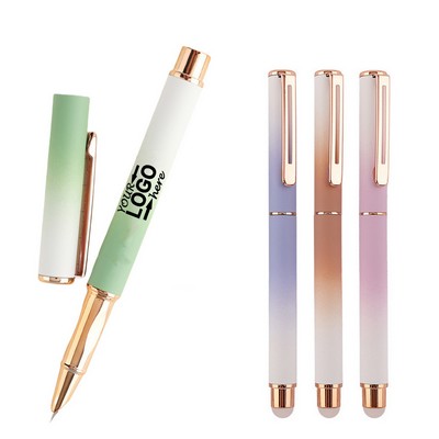 Gradient Erasable Student Fountain Pen