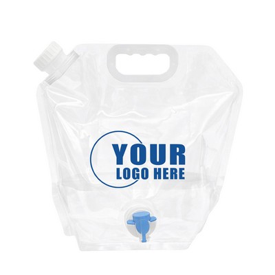 5L Foldable Water Storage Bag With Valve