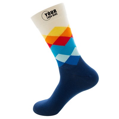 Cotton Knit Athletic Crew Socks
