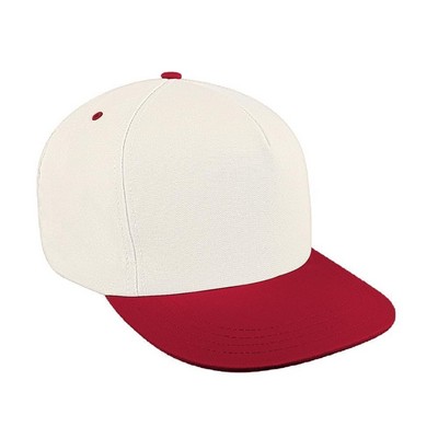 Two Tone Eyelets Twill Snapback Trucker Hat
