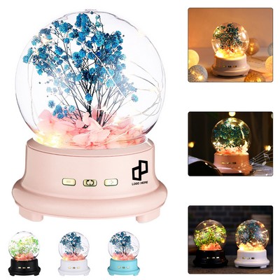 Dreamy Bluetooth Speaker W/ Eternal Flower & Ambient Lights