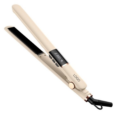2in1 Portable Hair Straightener & Curler Professional Mini Flat Iron Dual-Use Ceramic Styling Tool