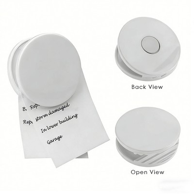 Plastic Multifunctional Round Clip with Magnetic, Office Document Clip