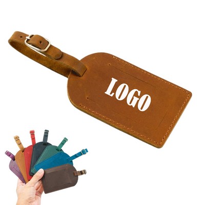 Heritage Leather Luggage Tag