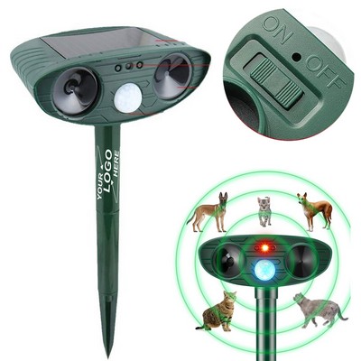 Ultrasonic Animal Repellent Outdoor Solar Powered