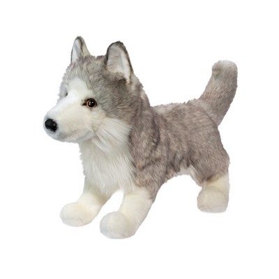 Shadow White Wolf Stuffed Animal