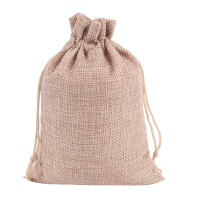 Linen Drawstring Gift Bag