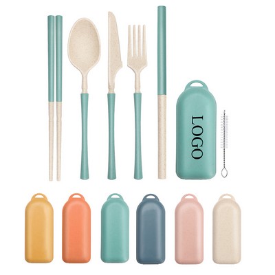 Wheat Straw Utensils Set