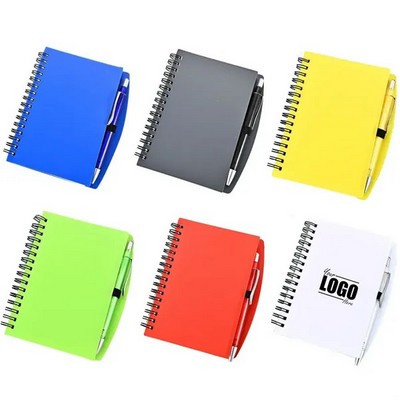 A6 Spiral Notebook with Pen Set