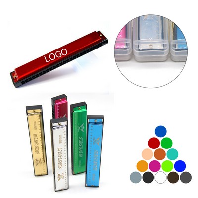 24 Holes C Tune Harmonica