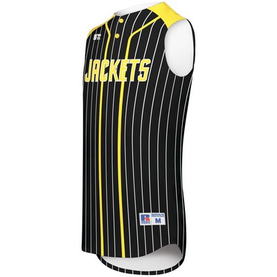 Youth FreeStyle Sublimated Sleeveless Two-Button Performance Mesh Baseball Jersey