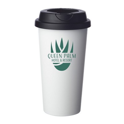 16 oz. Double Wall Plastic Tumbler (Full Color Imprint)