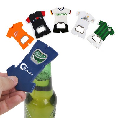 Alloy Football Jersey Shaped Bottle Opener