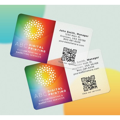 Full Color Frosted Vinyl Business Card (3.5" x 2")