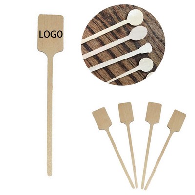 Premium 6.3" Wood Stir Sticks
