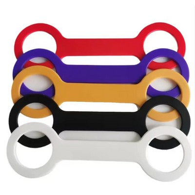Silkscreen Silicone Bottle Carrier Grip