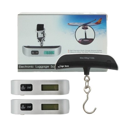 Portable Digital Luggage Scale With Temperature Sensor