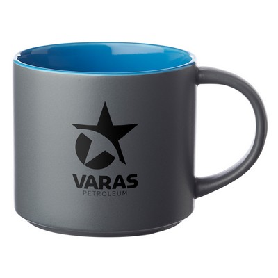 16 oz. Rein Matte Stackable Cermic Mug (1 Color Imprint)